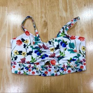 Fabletics floral sports bra
